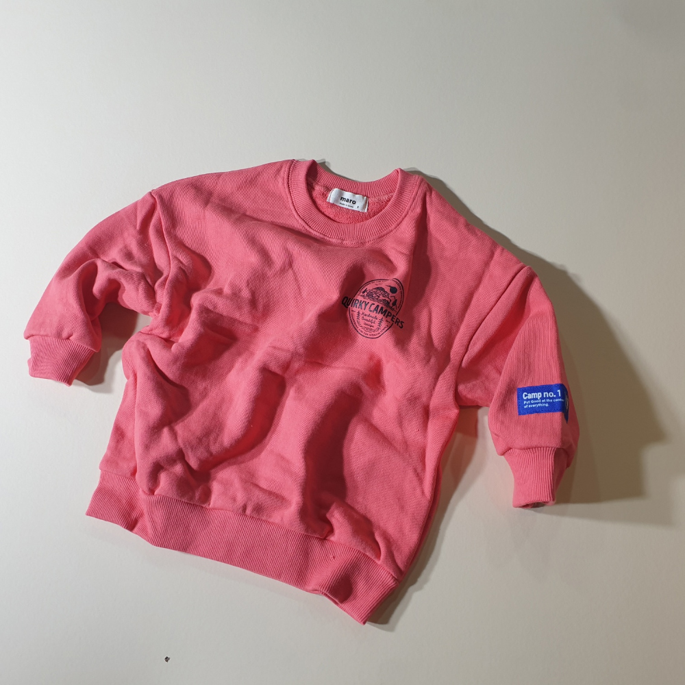 긴팔 티셔츠 핑크 색상 이미지-S1L24