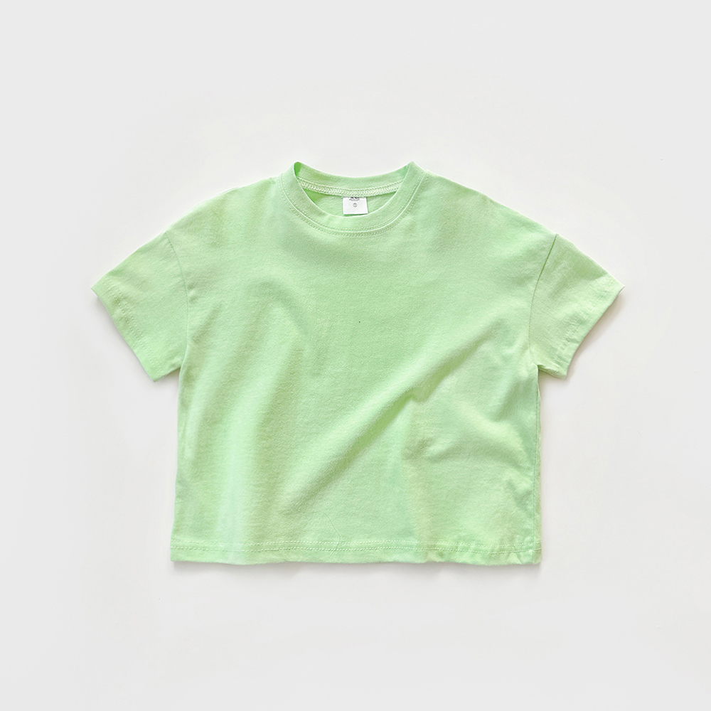 반팔 티셔츠 민트 색상 이미지-S1L44